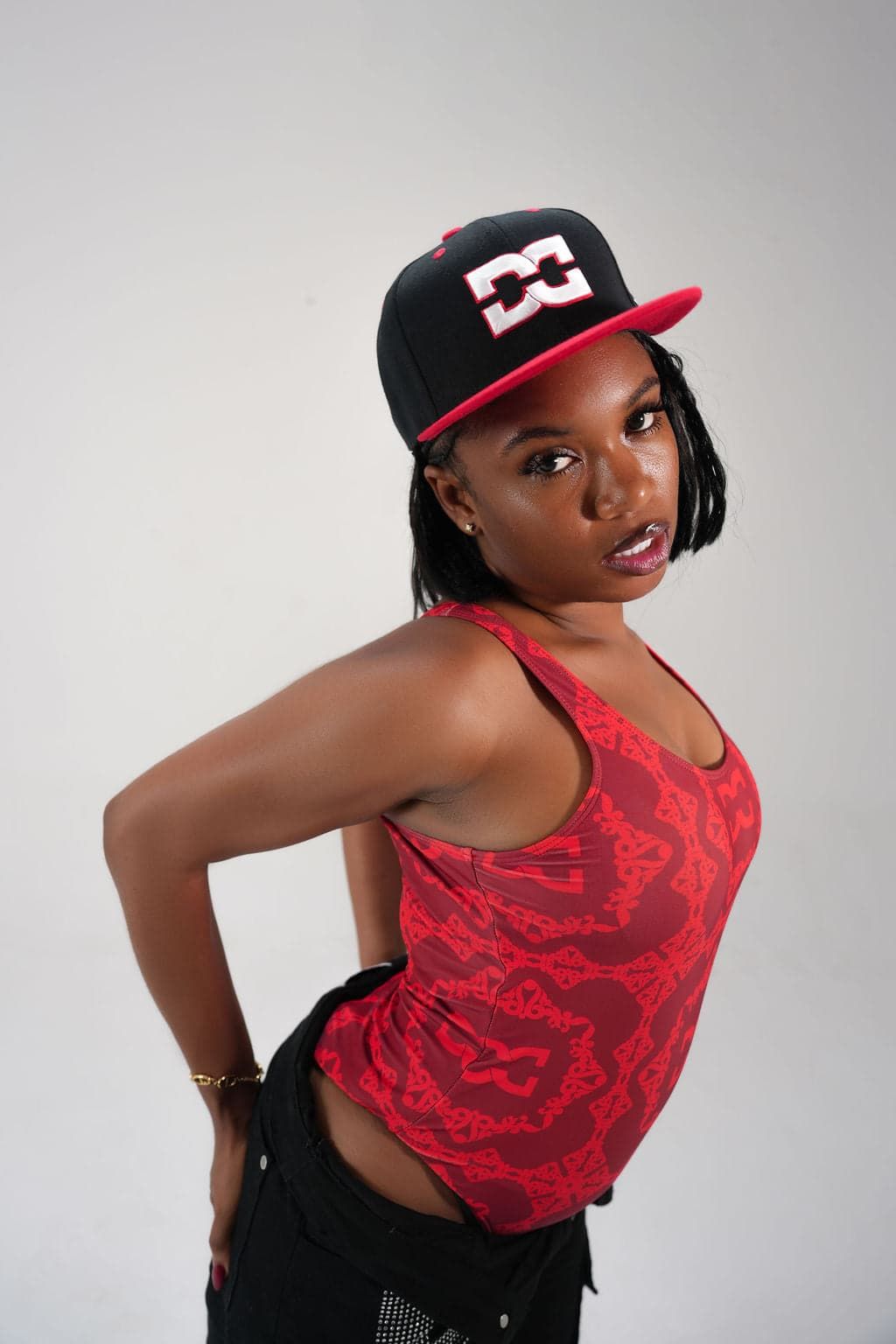 DD Female Swimsuits (Black & Red)